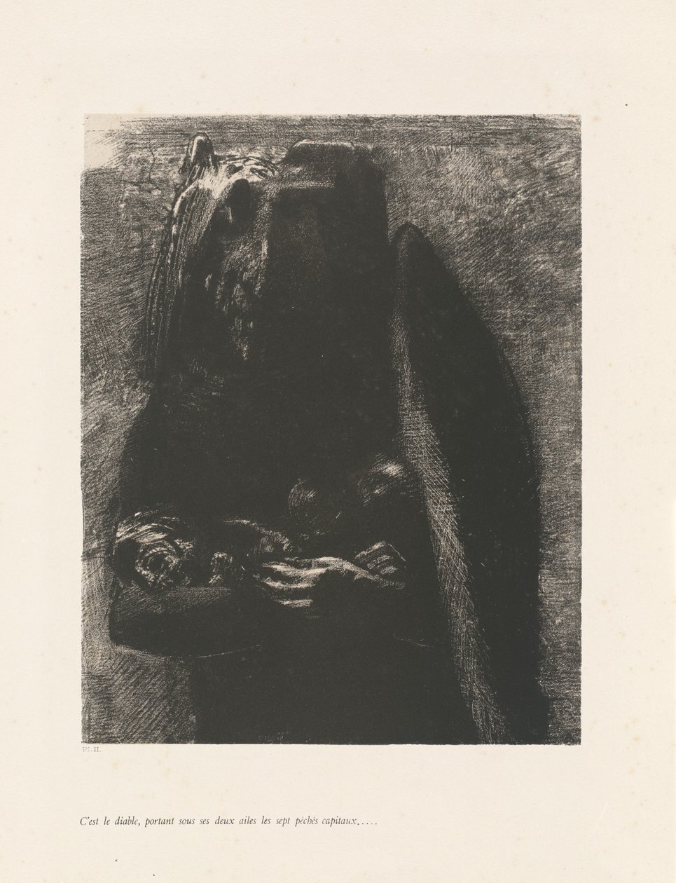 Det är Djävulen av Odilon Redon