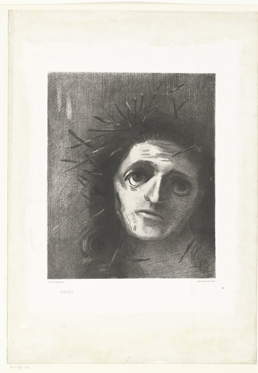 Christus Kristus (titel på objekt) av Odilon Redon