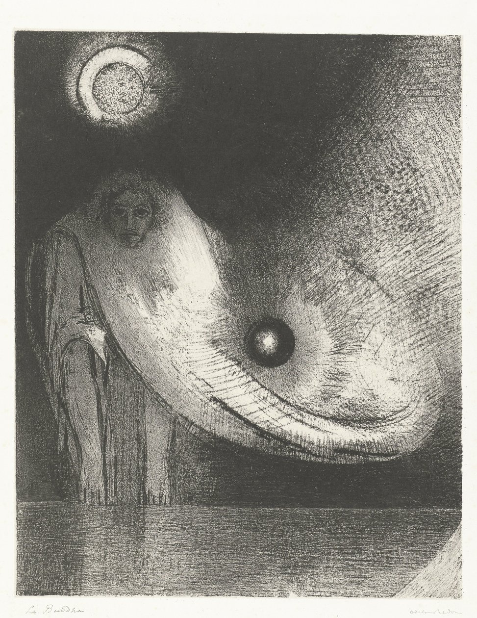 Från Buddha Buddhas Originaltrycket (serietitel) av Odilon Redon