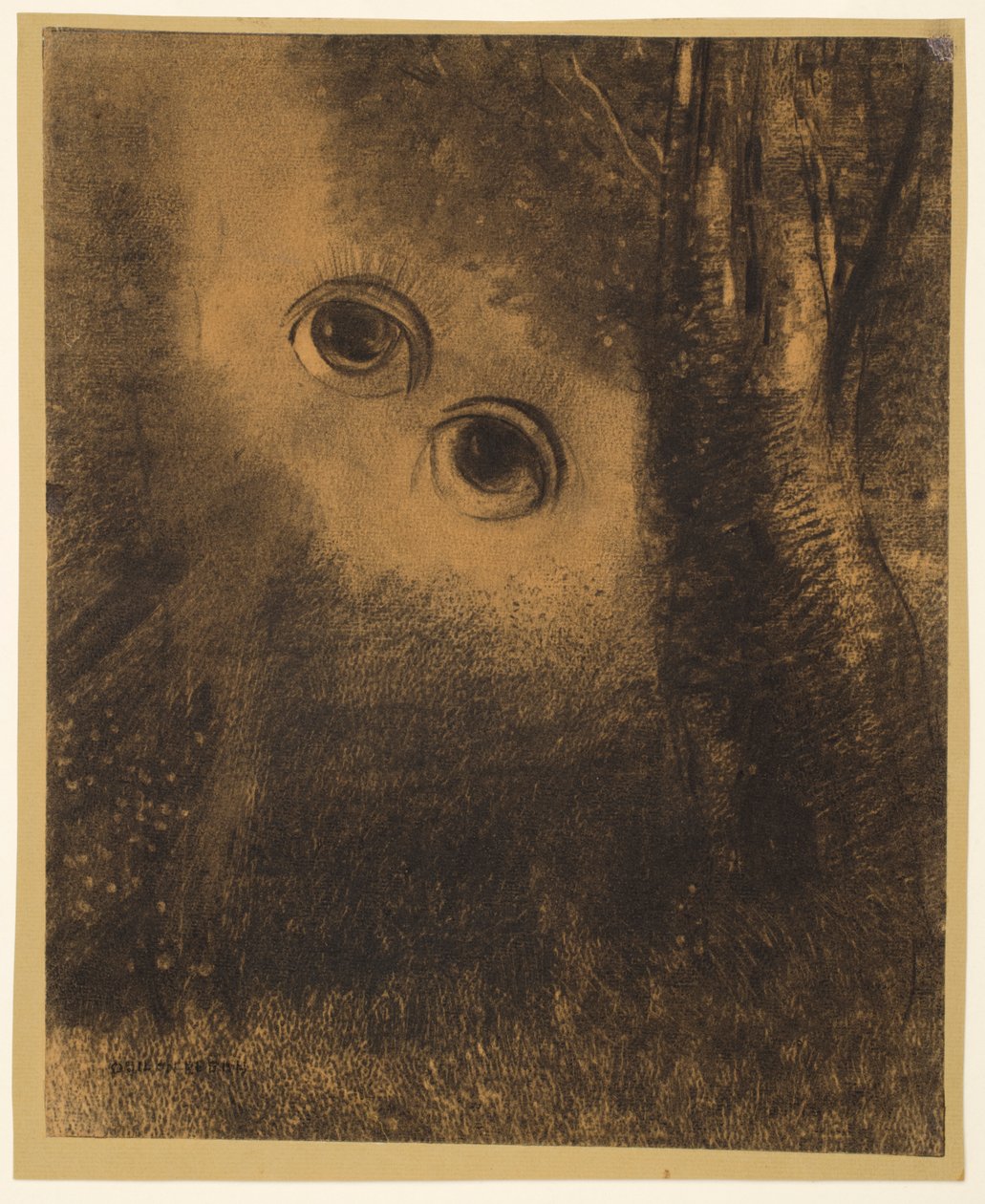 Ögon i skogen av Odilon Redon
