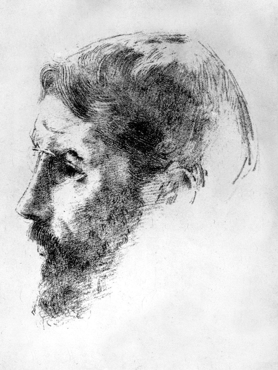 Den franske målaren Pierre Bonnard (1867-1947) 1902, litografi av Odilon Redon av Odilon Redon