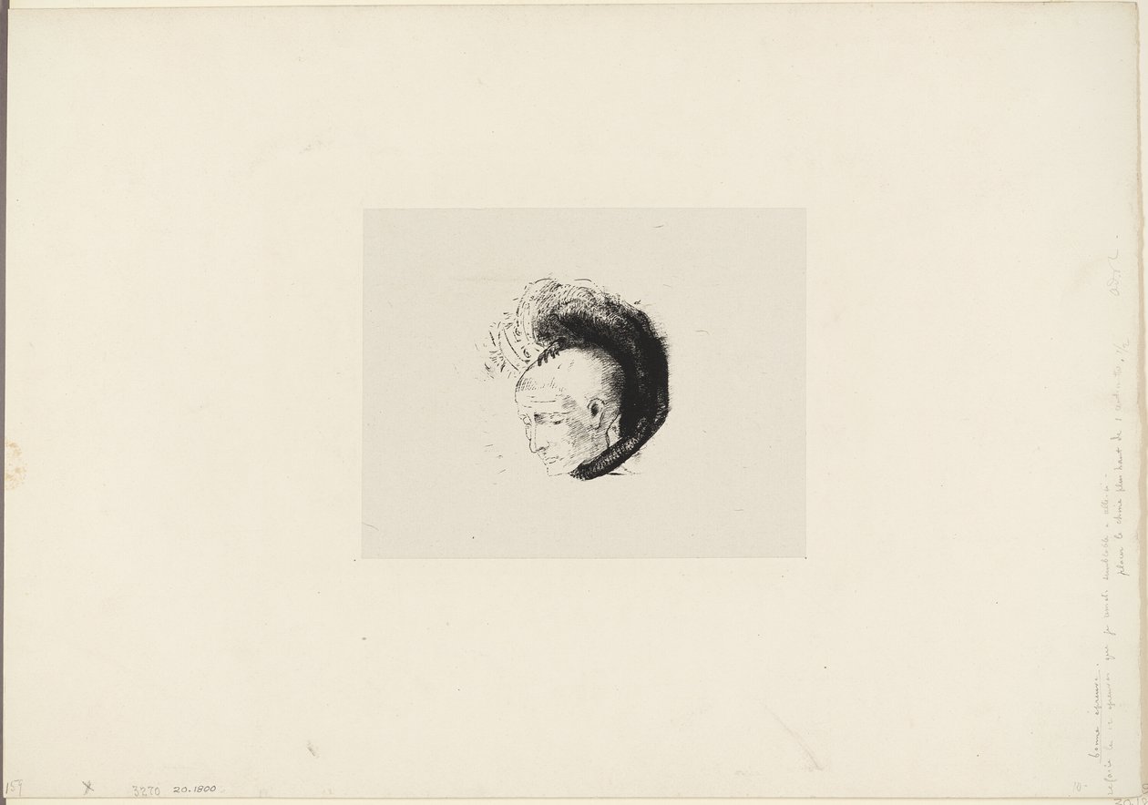 Frontispice för The Idealistic Movement in Painting av André Mellerio av Odilon Redon