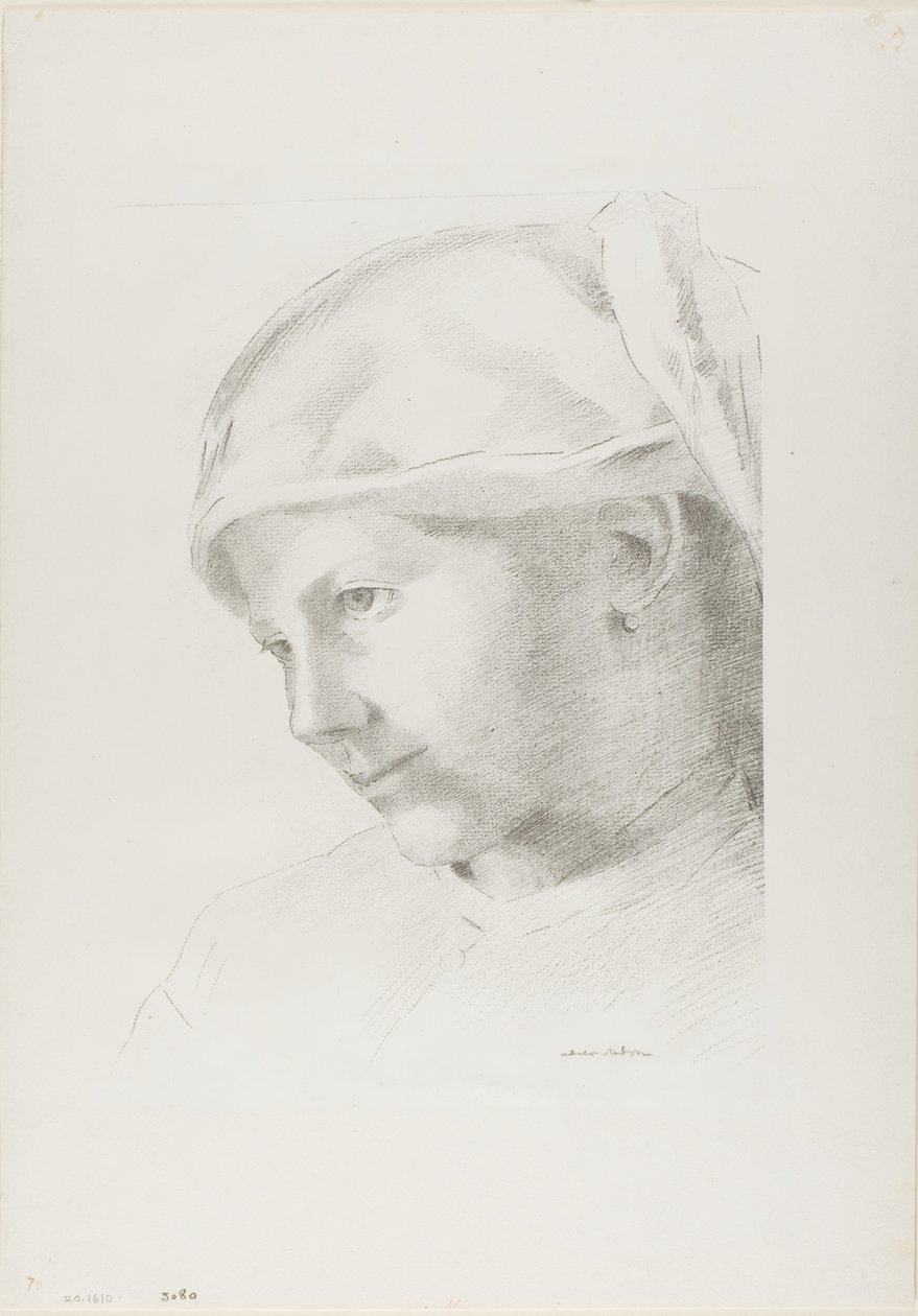 Flicka av Odilon Redon