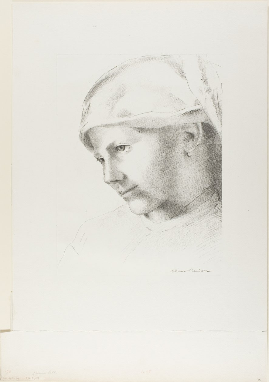 Flicka av Odilon Redon