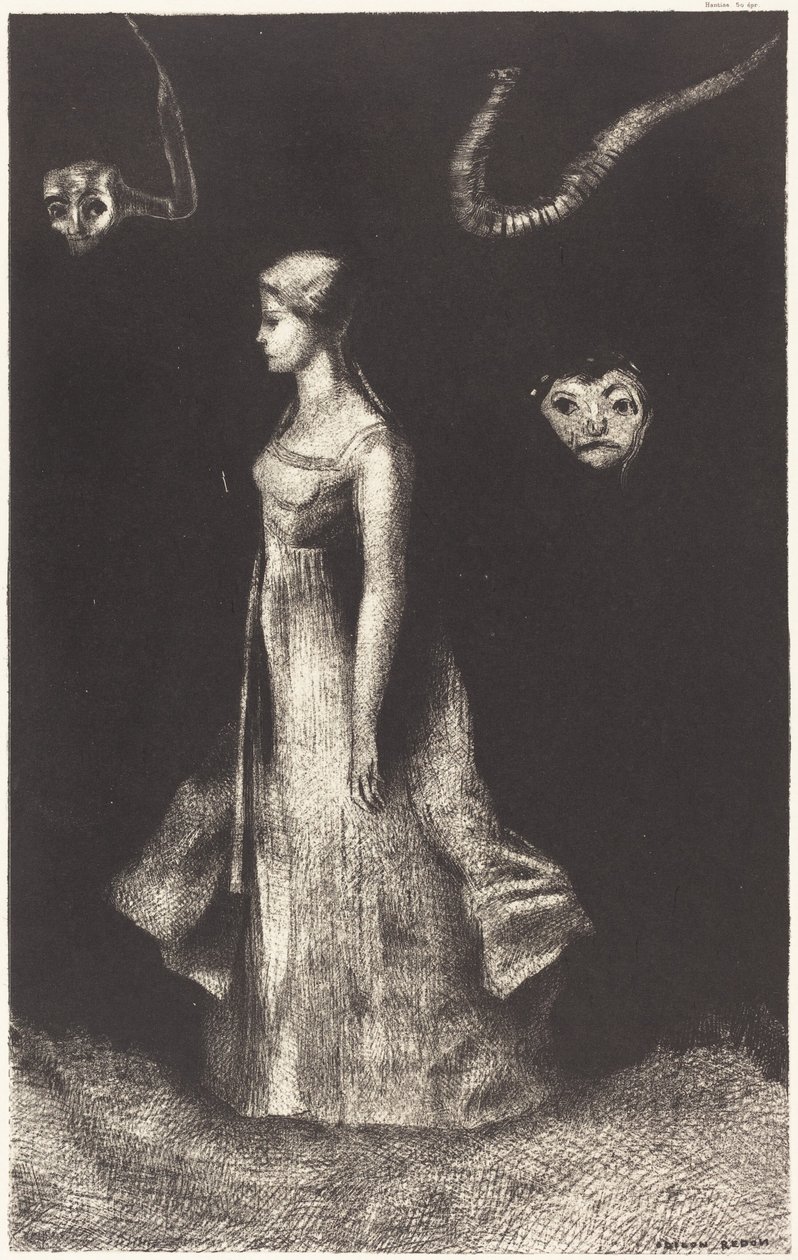 Besatthet (Fixering) av Odilon Redon