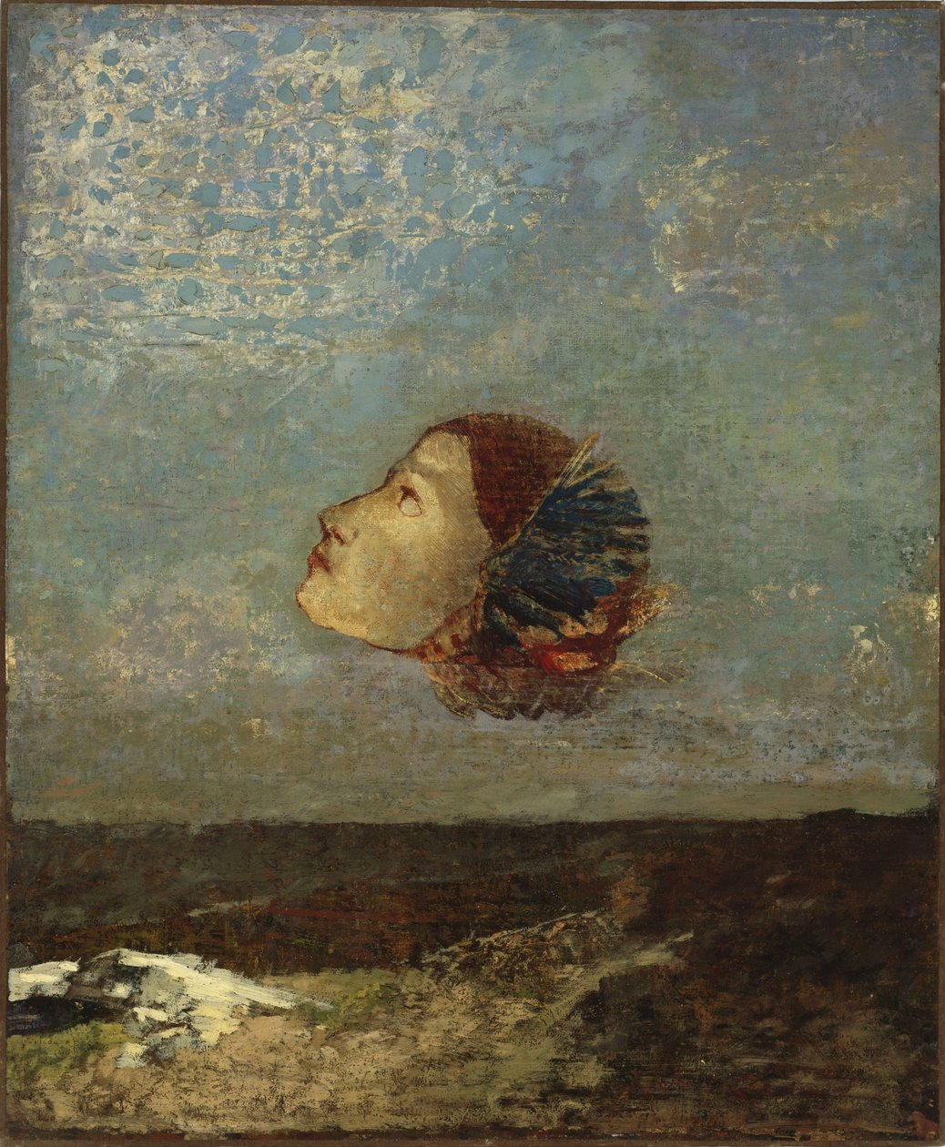 Hyllning till Goya av Odilon Redon