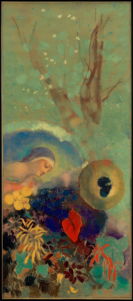 Hyllning till Leonardo da Vinci av Odilon Redon