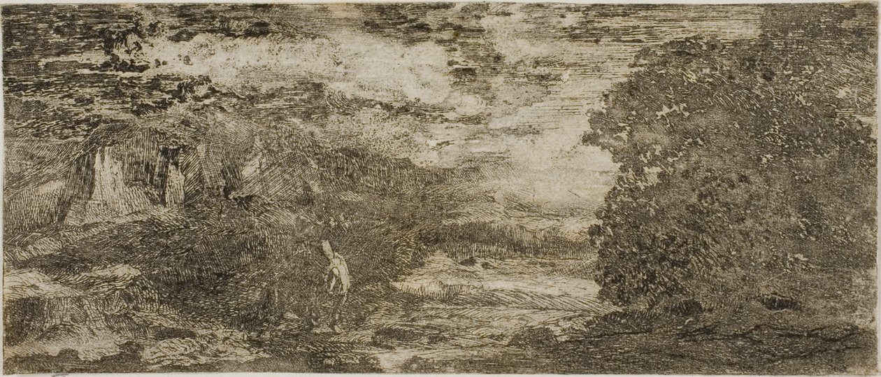Ryttare under en stormig himmel av Odilon Redon