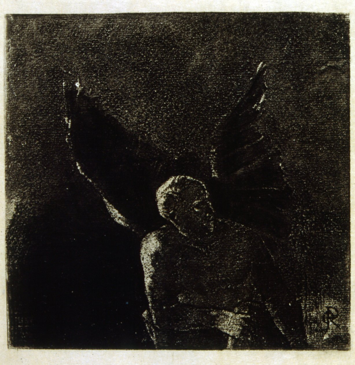 Illustration av Odilon Redon till "Les Fleurs du Mal" av Baudelaire. 1891. av Odilon Redon