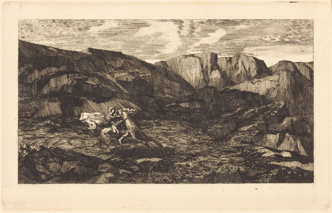 Rädslan (Fear) av Odilon Redon