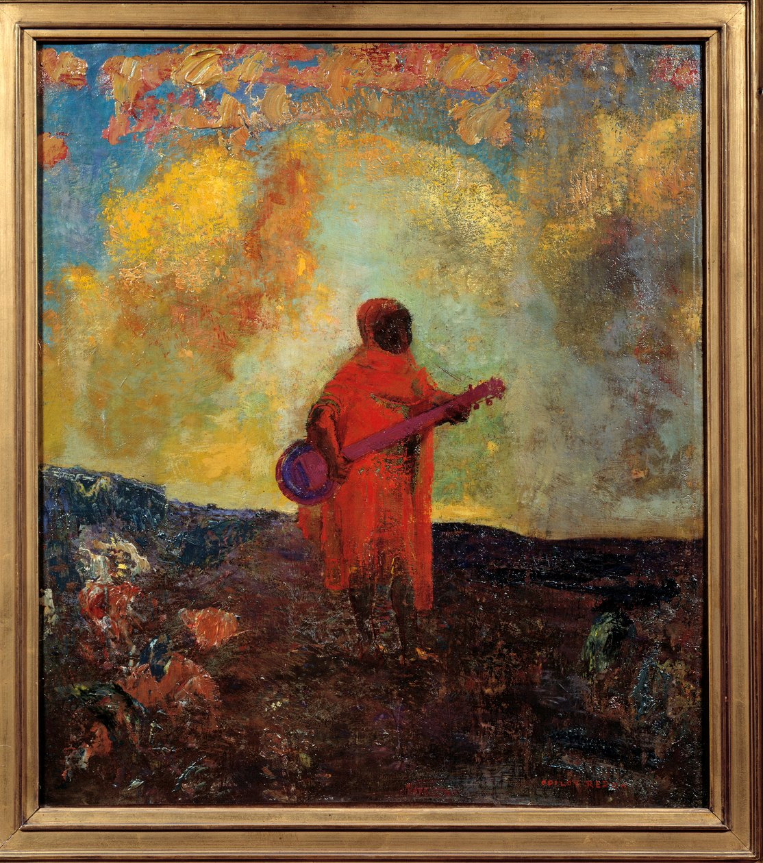 Arabisk målning av Odilon Redon (1840-1916) 1893 Sön. 0,5x0,44 m Paris, Museum of the Peute Palais. av Odilon Redon