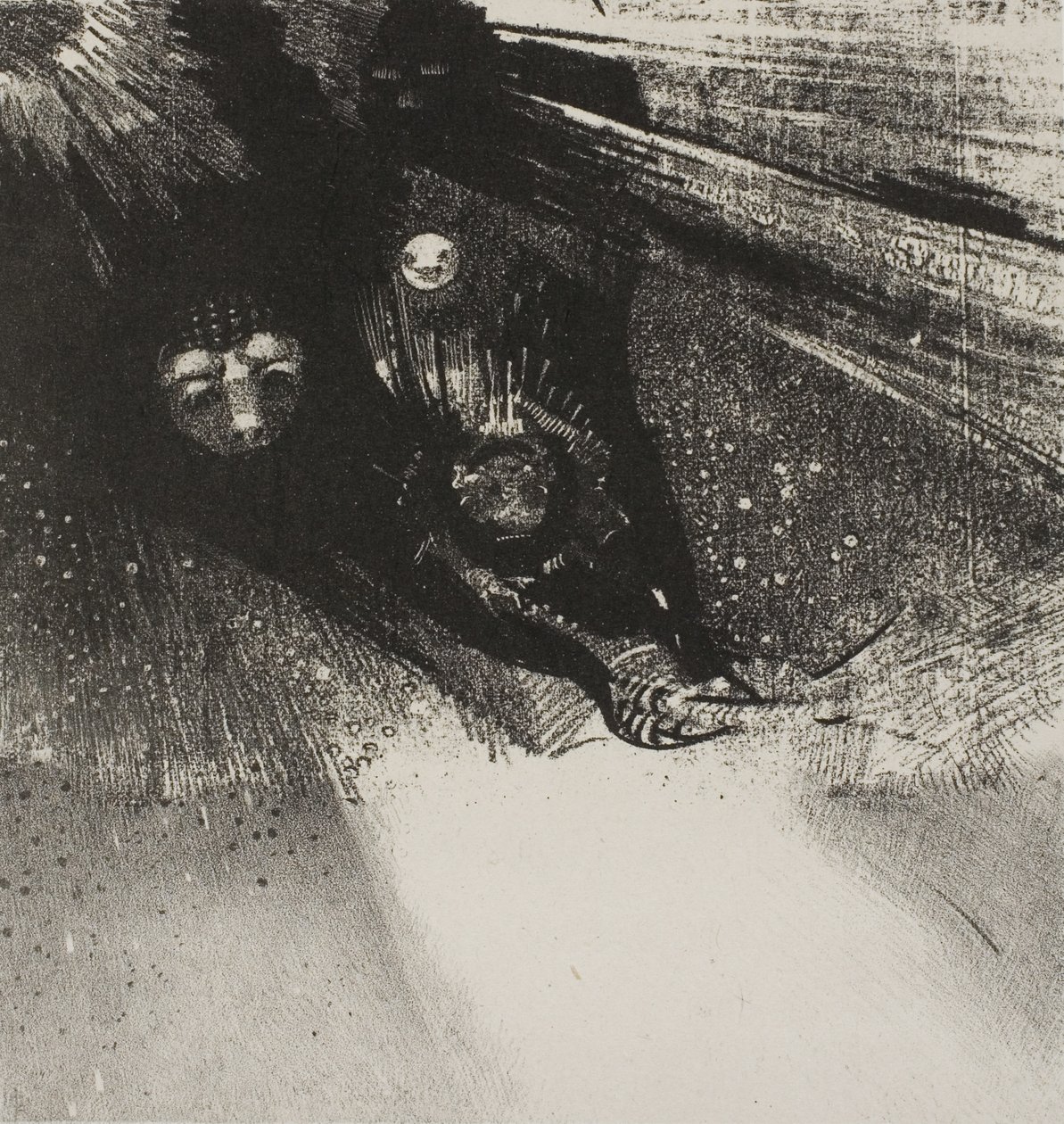 Larver So Bloodless and So Heeous, tallrik 5 av 6 av Odilon Redon