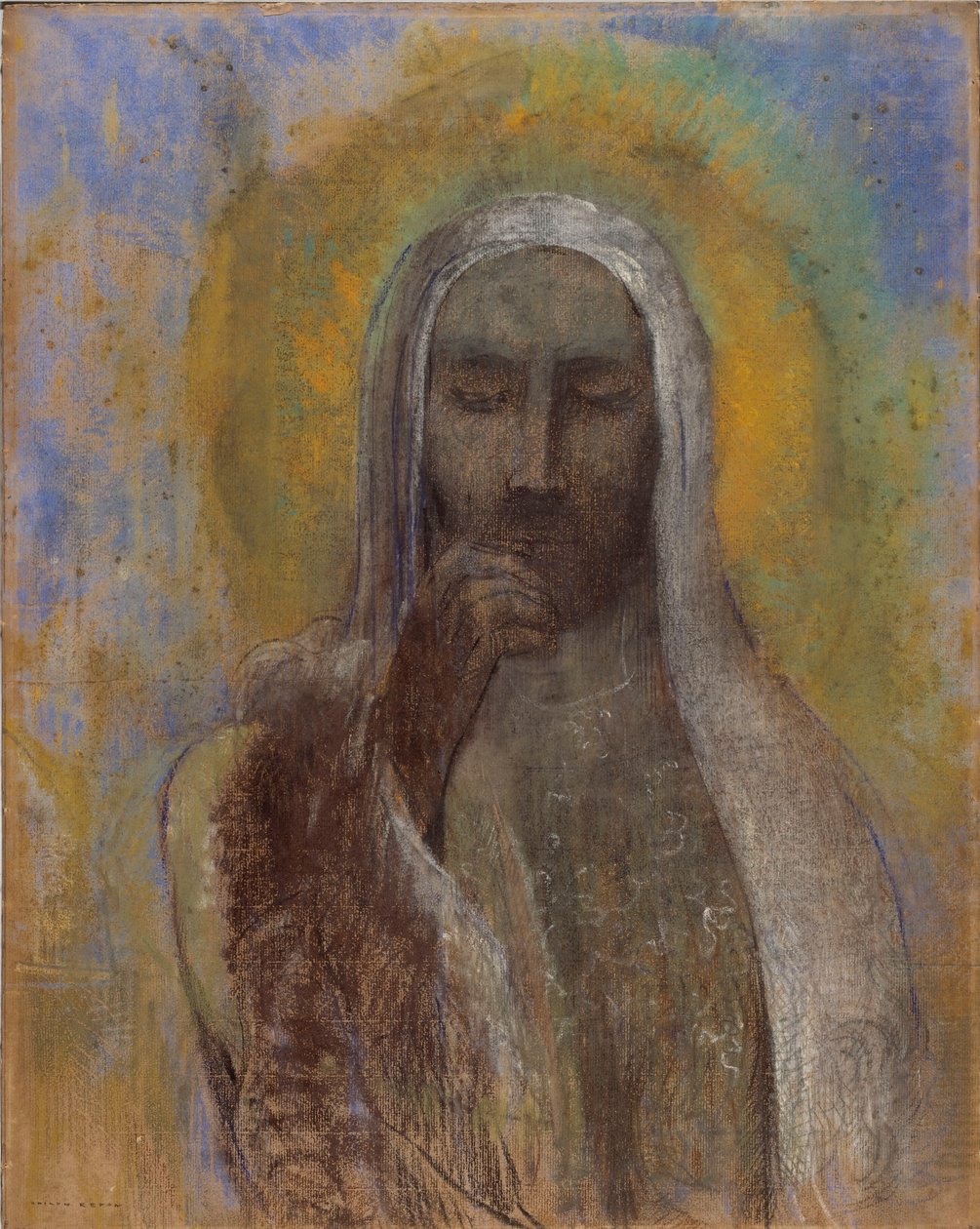 Tystnadens Kristus av Odilon Redon