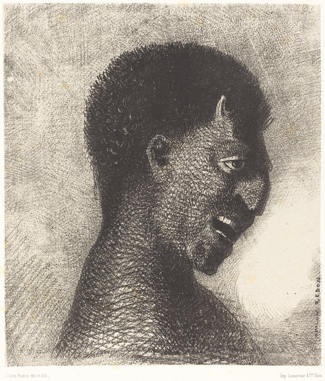 Satyren med det cyniska leendet av Odilon Redon