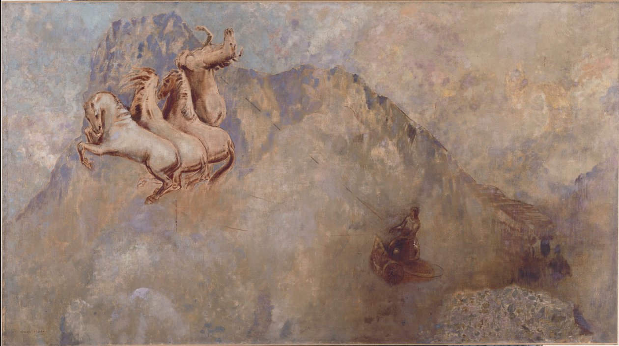 Solens vagn av Odilon Redon