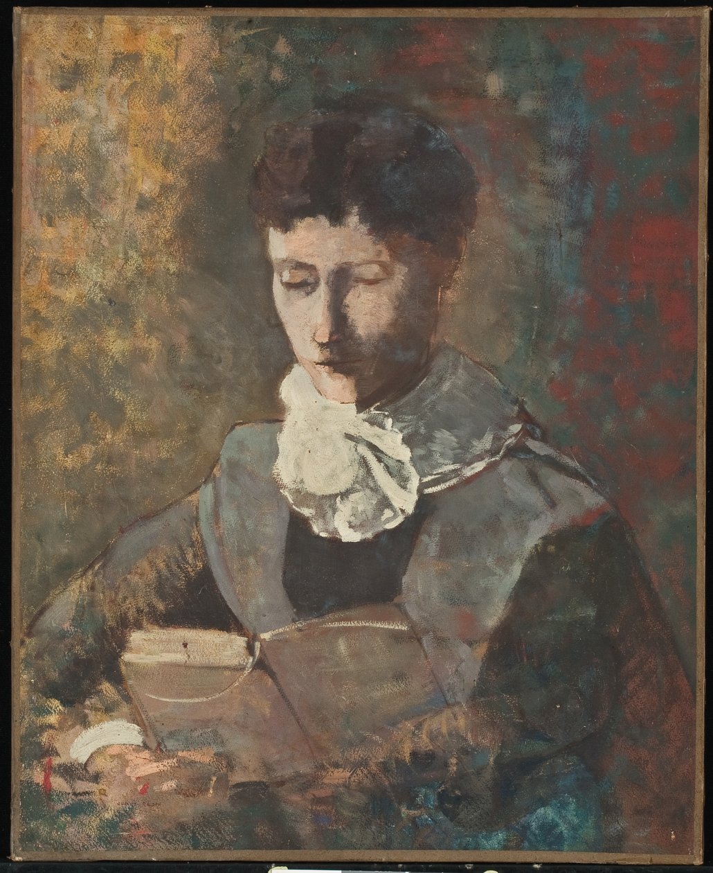 Madam Camille Redon läser av Odilon Redon