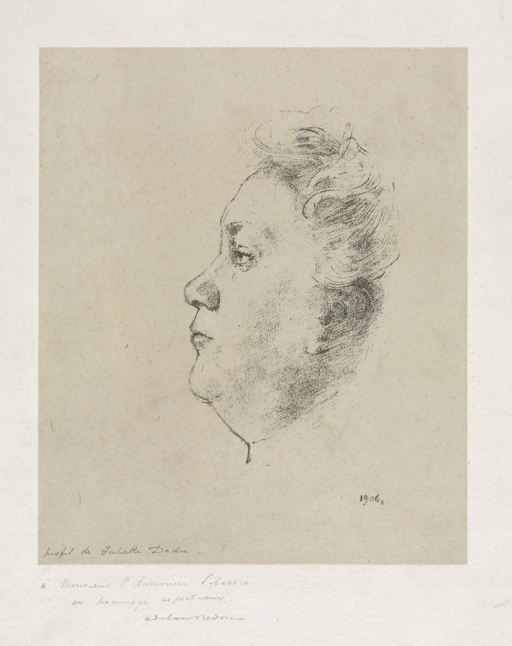 Miss Juliette Dodu, 1904. av Odilon Redon