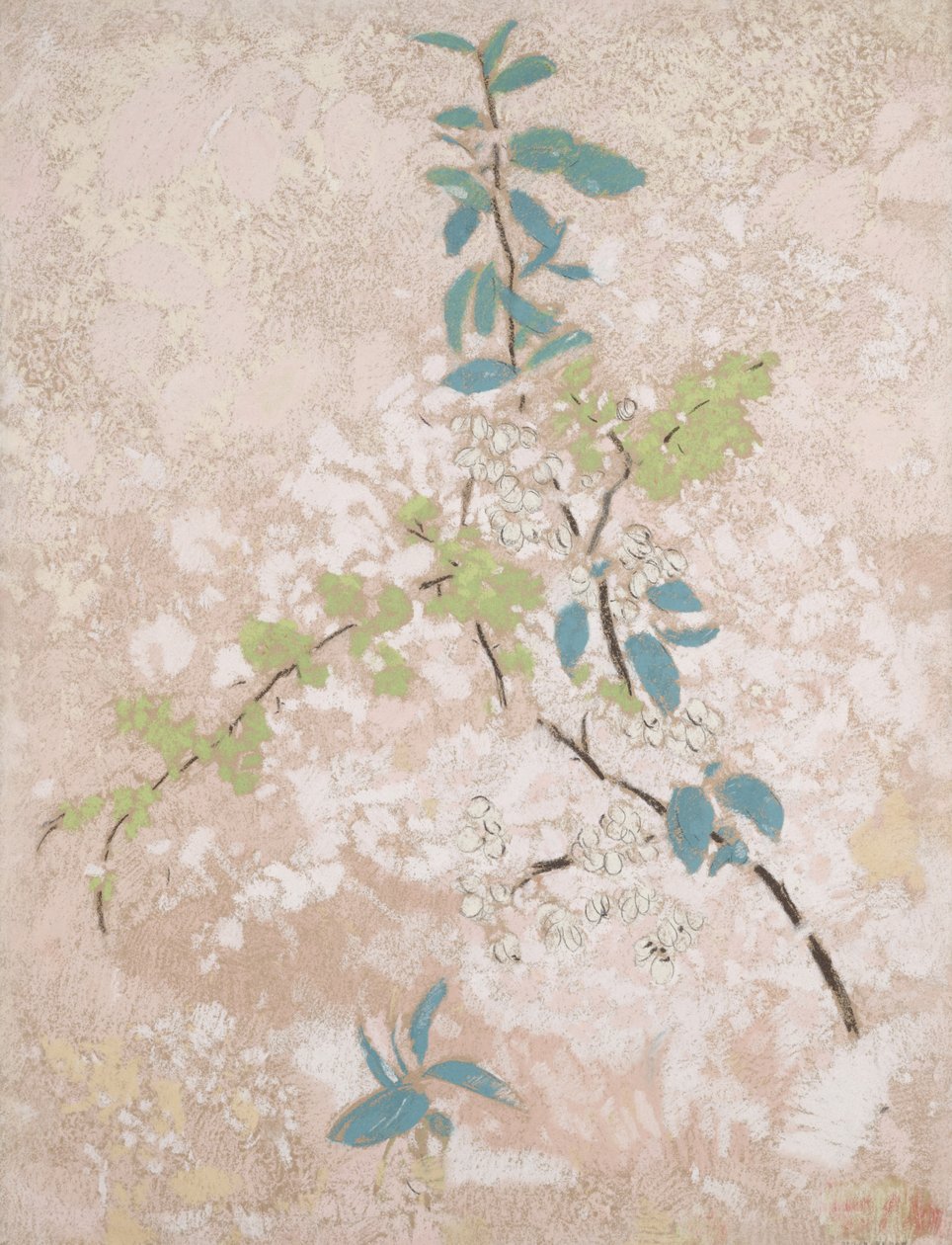 Päronblommor av Odilon Redon