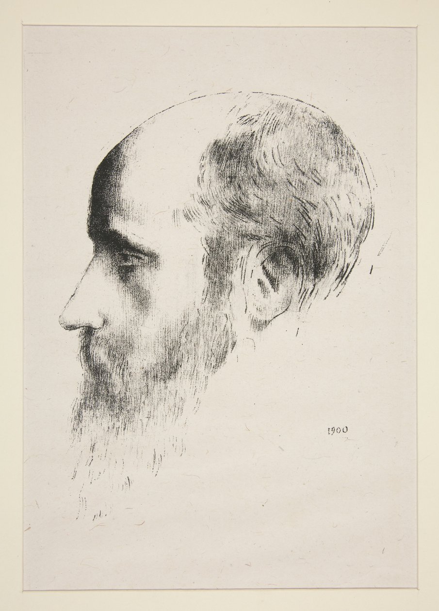 Porträtt av Édouard Vuillard av Odilon Redon