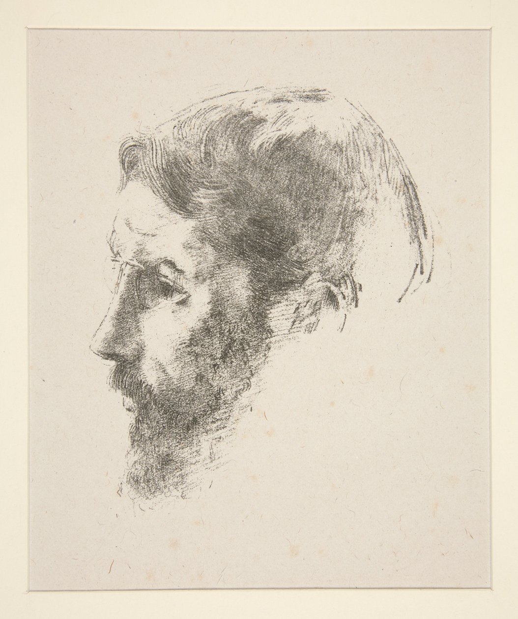 Porträtt av Pierre Bonnard av Odilon Redon