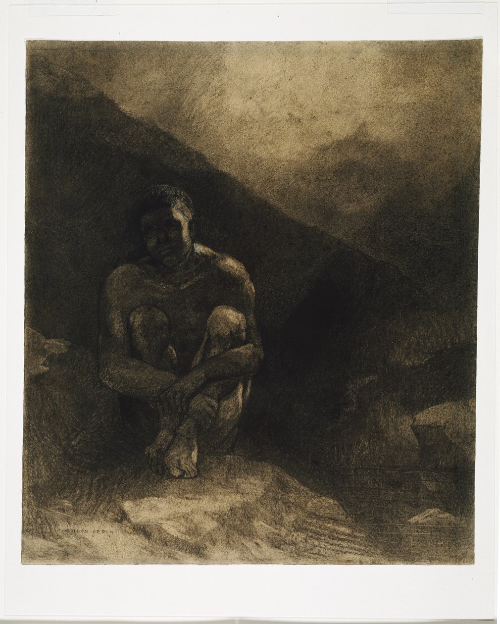 Urmänniskan, 1872 av Odilon Redon