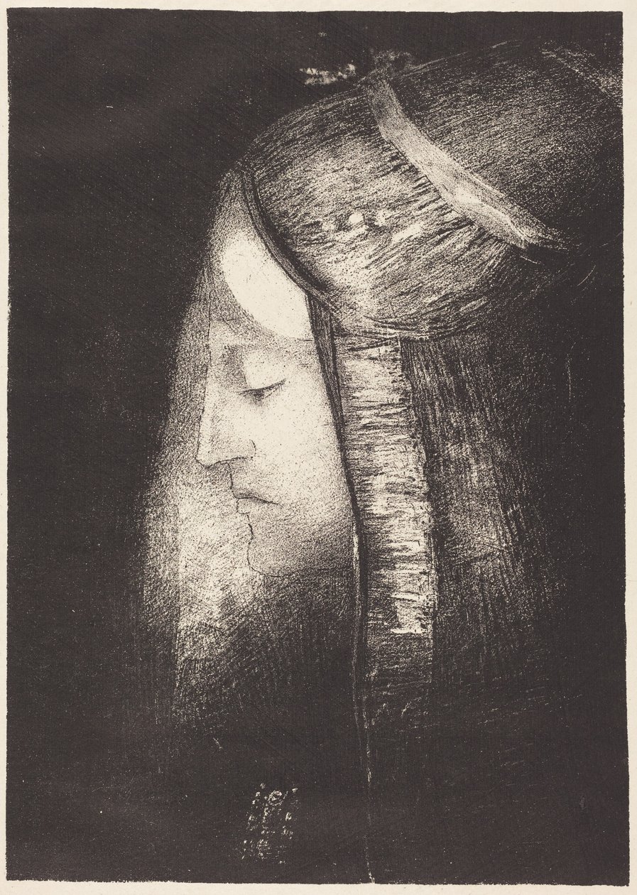Ljusprofil (Profile of light) av Odilon Redon