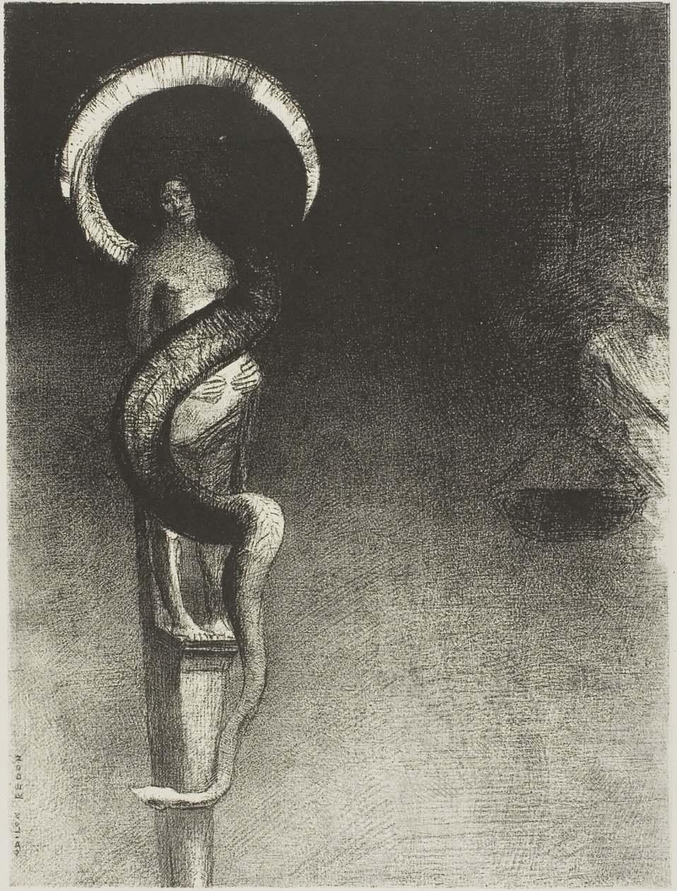 Orm-Halo av Odilon Redon