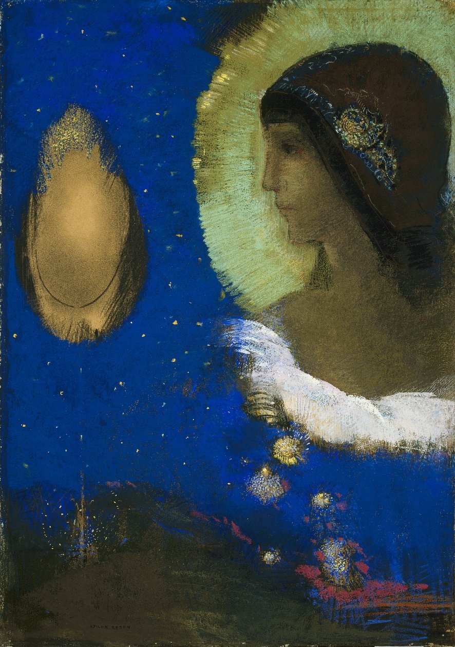 Sita, ca 1893 av Odilon Redon