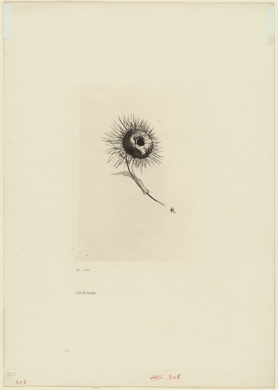 Bakstycke, tallrik 9 av 9 av Odilon Redon
