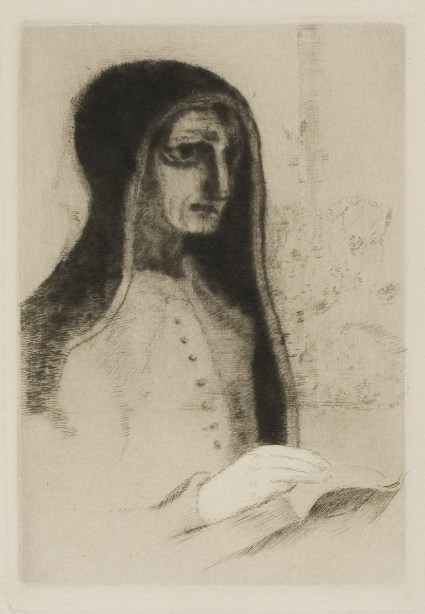 Boken (Saint Theresia) av Odilon Redon