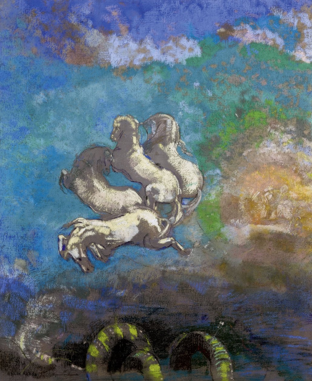 Apollons vagn av Odilon Redon