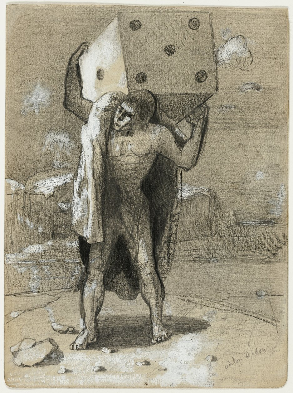 The Die, även kallad Passions vikt av Odilon Redon