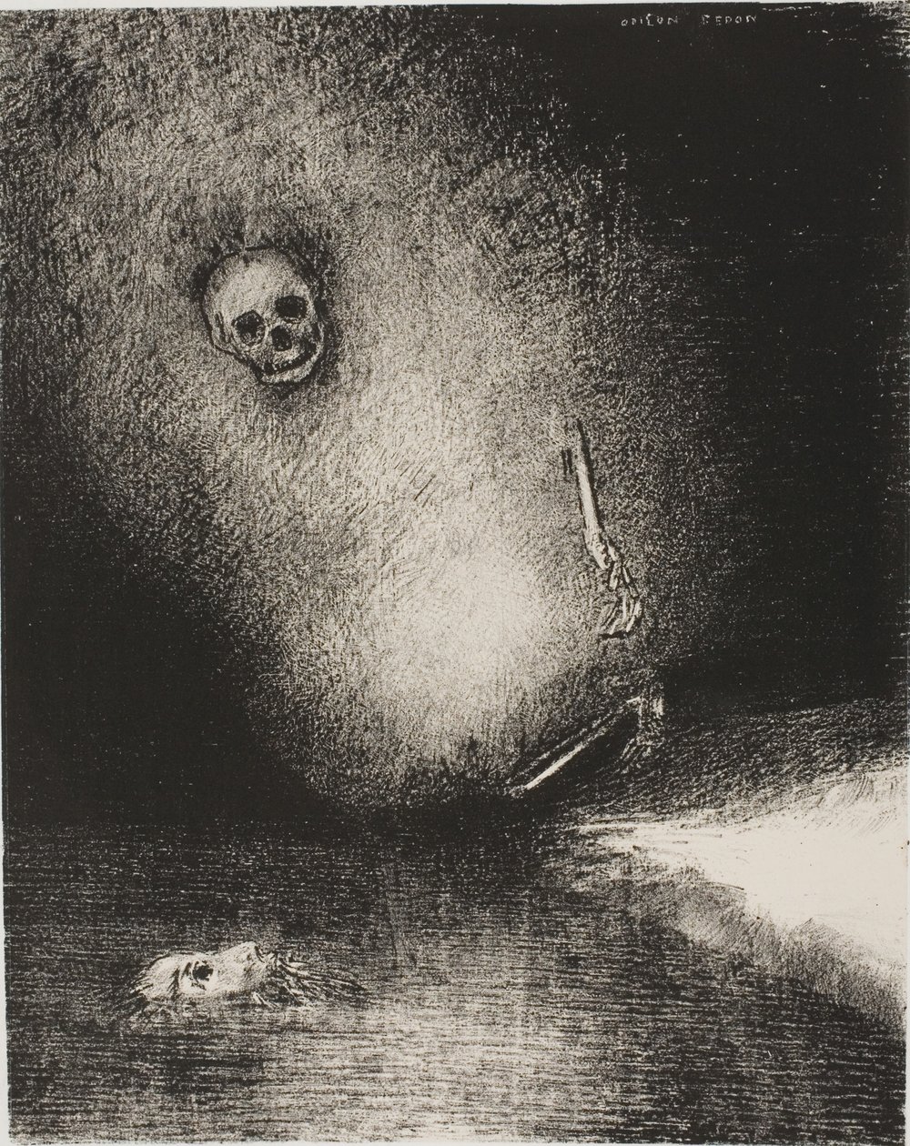 The Dream has Ended in Death, från The Juror av Odilon Redon