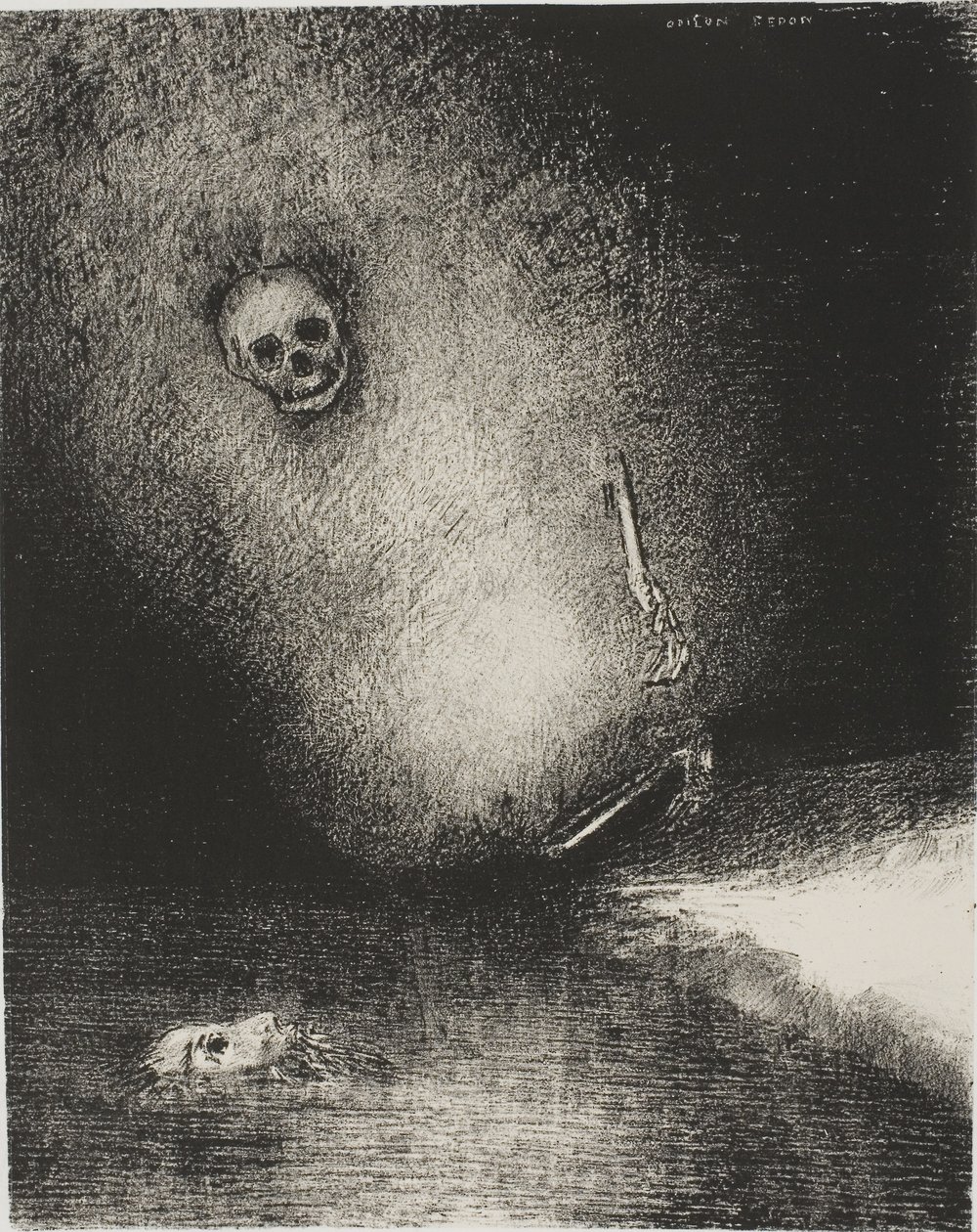The Dream has Ended in Death, från The Juror av Odilon Redon