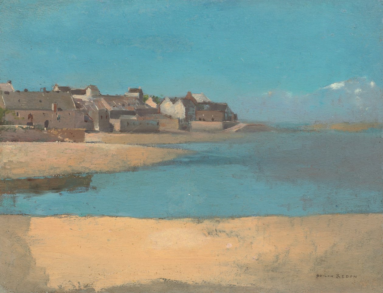 By vid havet i Bretagne av Odilon Redon