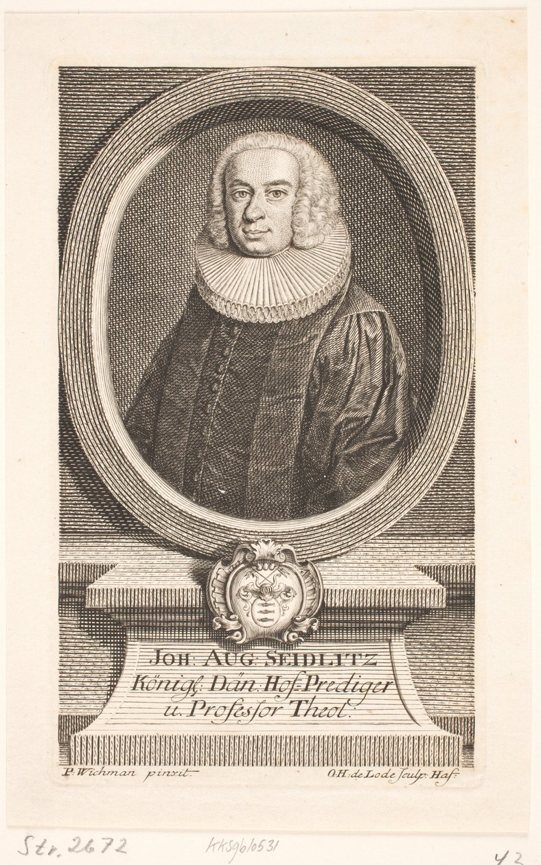 Johan August Seidlitz, Präst av Odvardt Helmoldt de Lode
