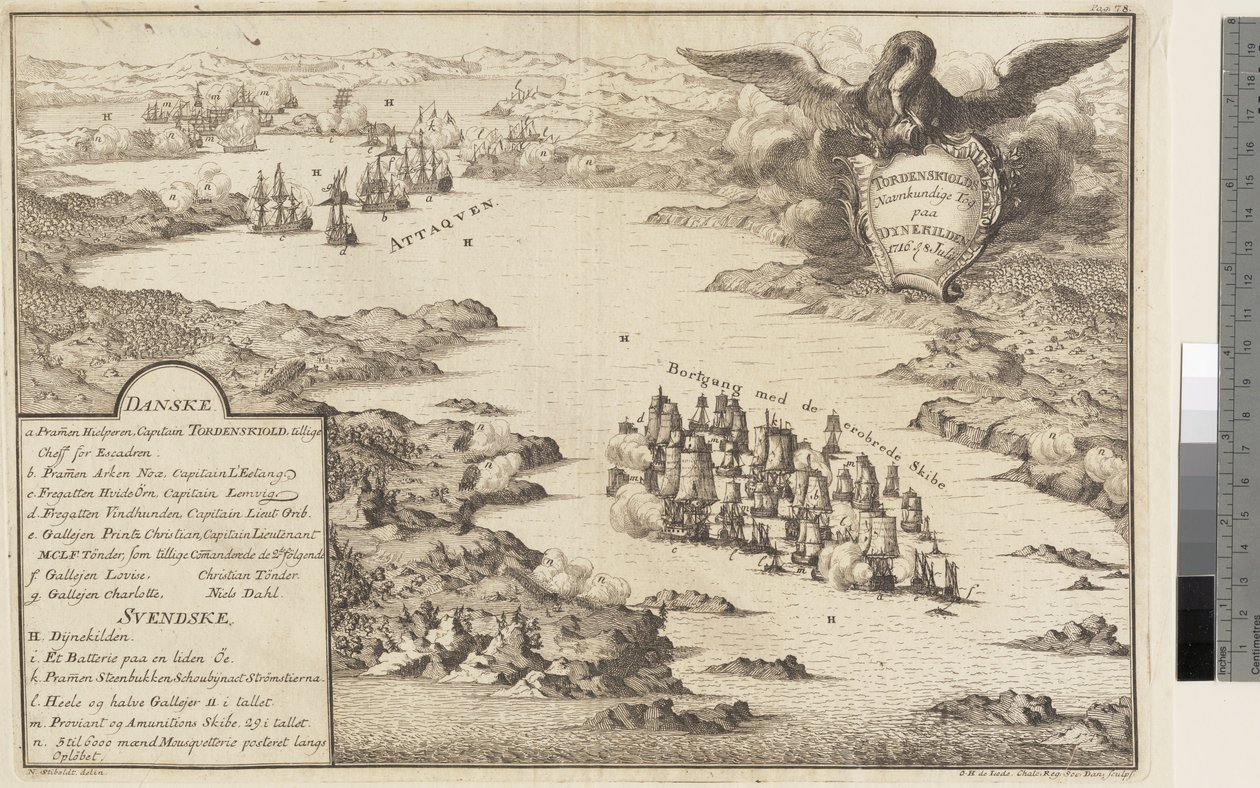 Tordenskjolds tåg vid Dynekilden 1716 av Odvardt Helmoldt de Lode