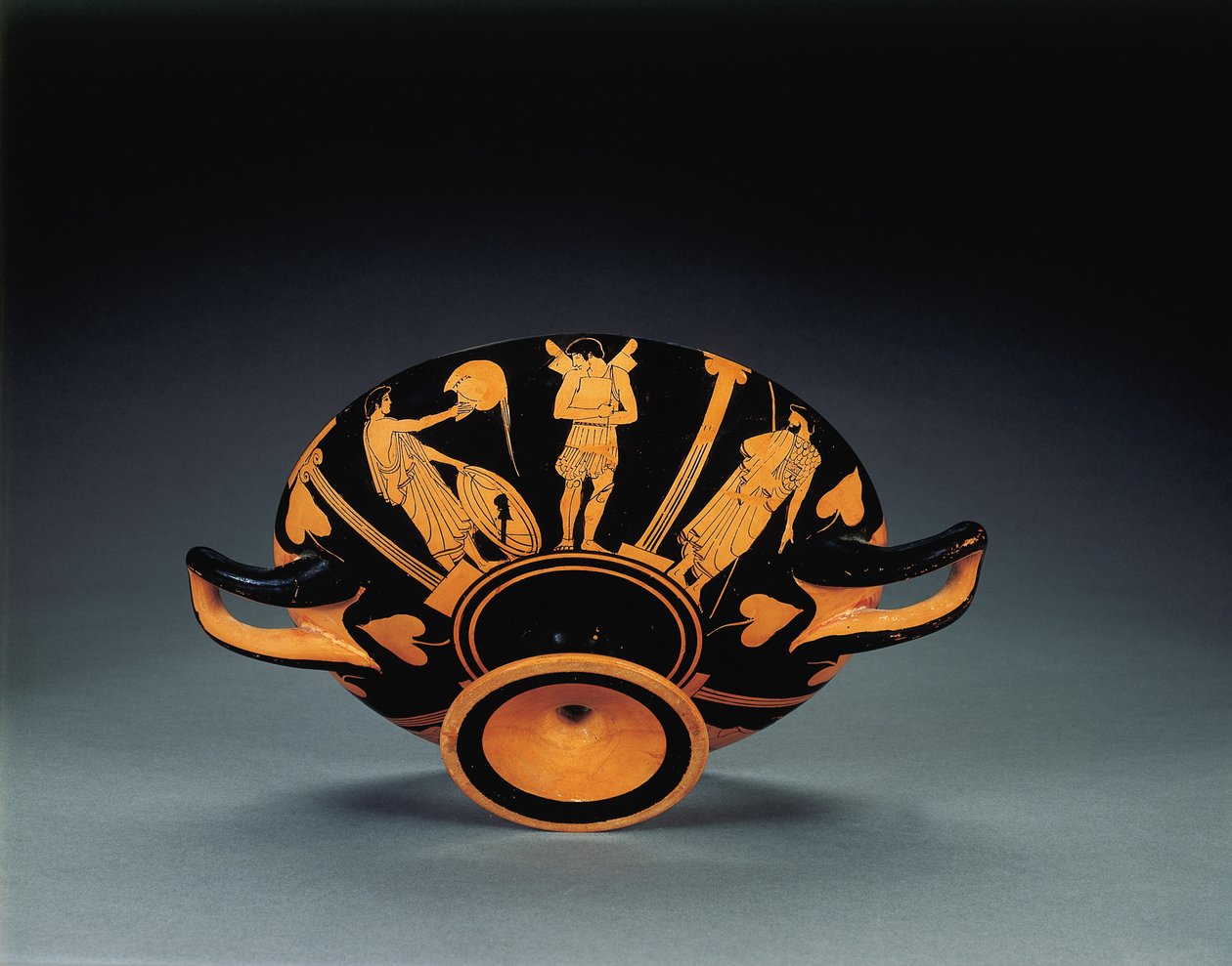 Attic rödfigurerad kylix, c.470 f.Kr av Oedipus Painter