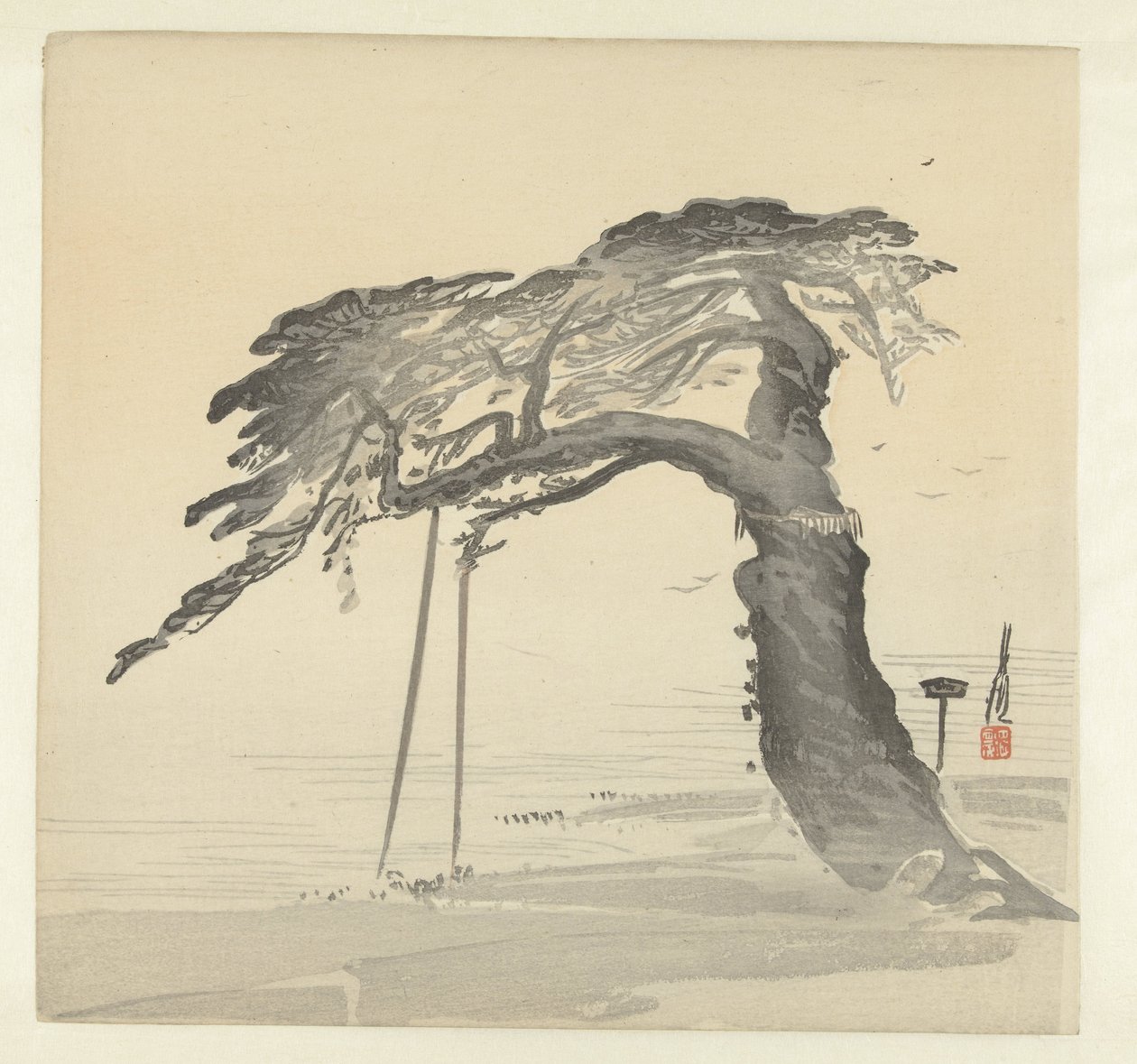 Gammal tall av Ogata Gekko
