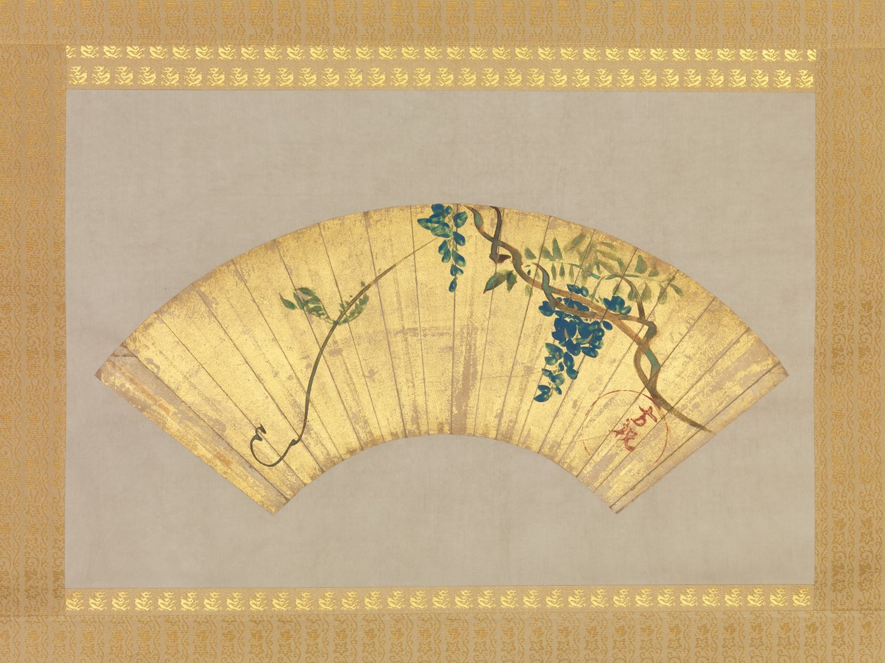 Wisteria, 1600-1700-talet. av Ogata Korin