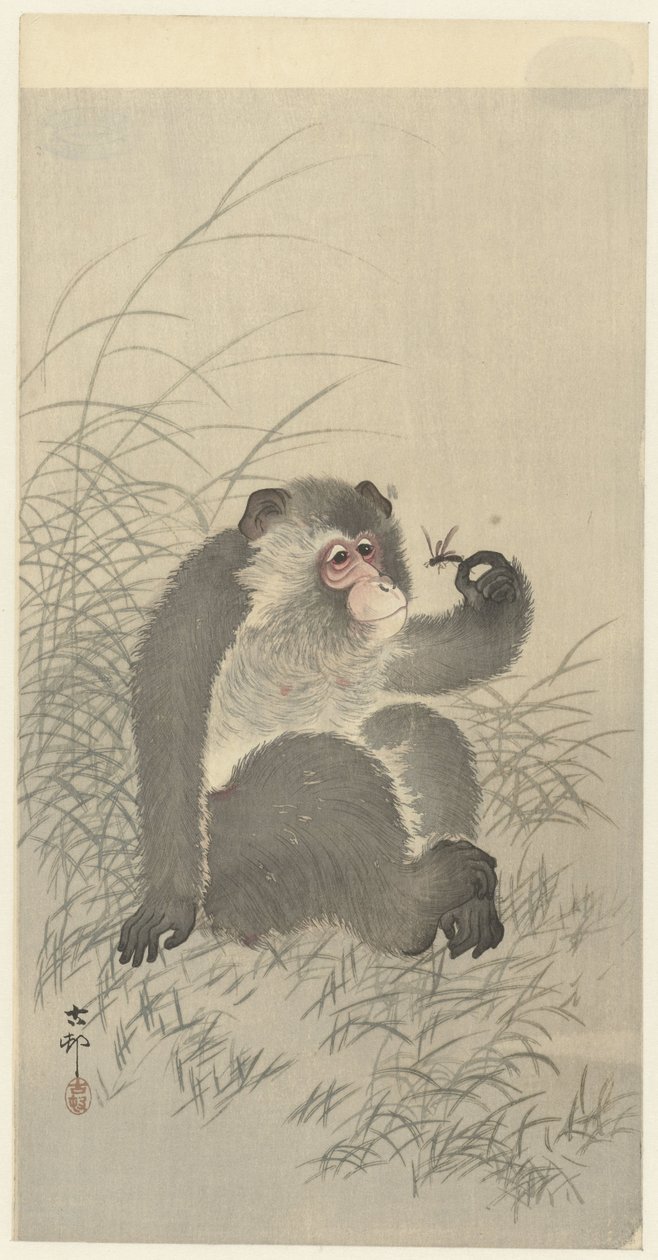 du träffade insekter av Ohara Koson