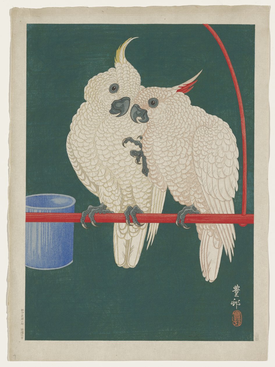 Kakaduor av Ohara Koson