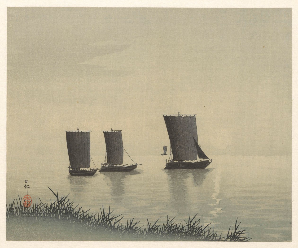Fiskebåtar av Ohara Koson