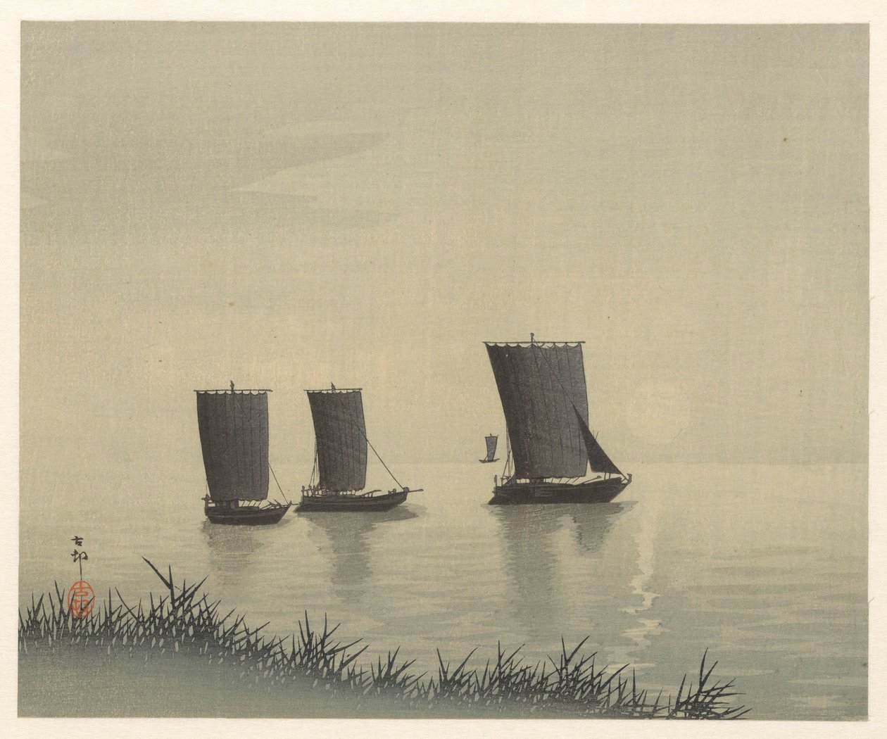 Fiskebåtar av Ohara Koson