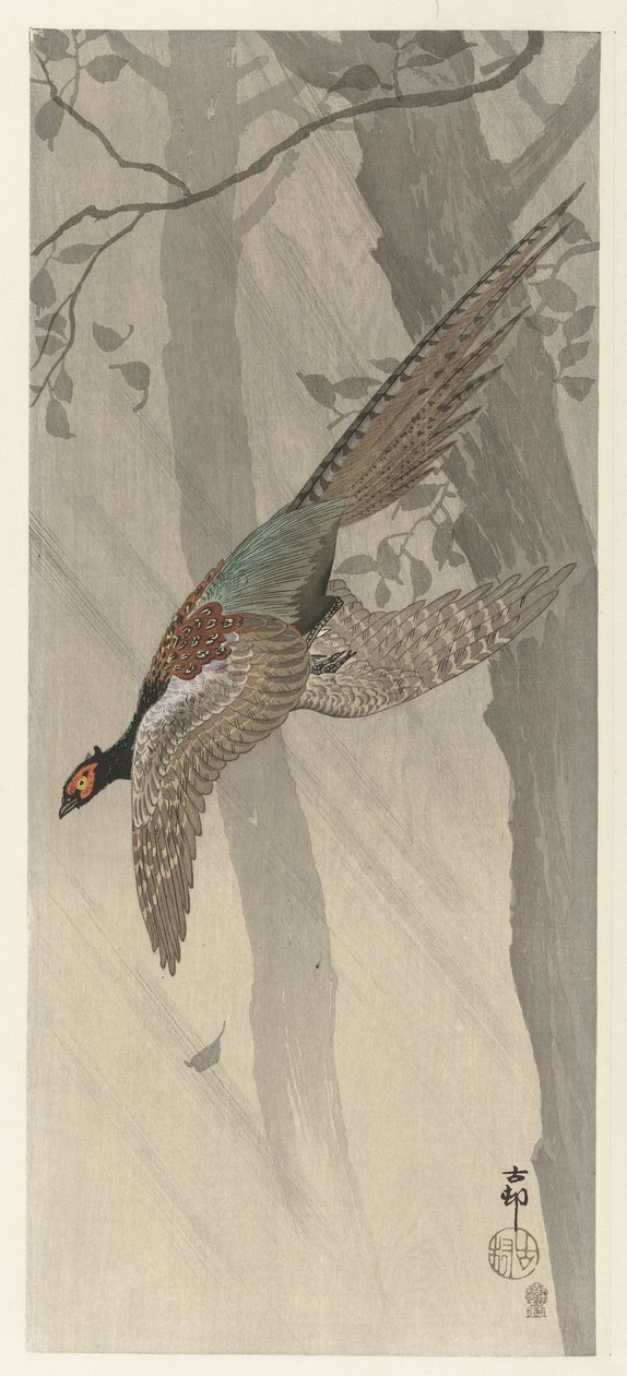 flygfasan av Ohara Koson