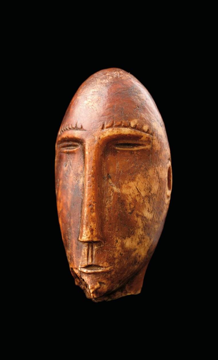 Head, Gamla Berings hav av Okvik Culture