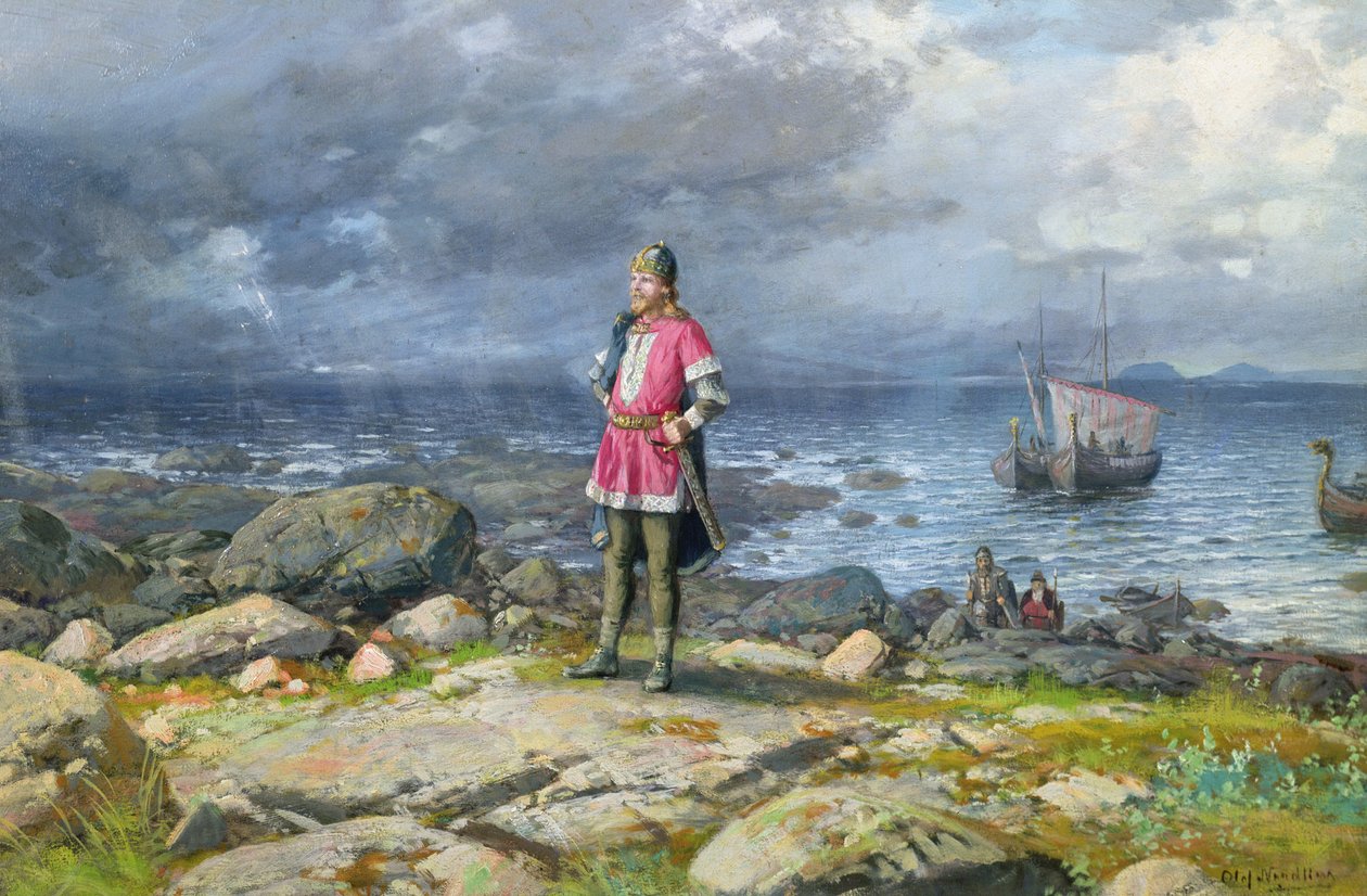 The Viking (olja ombord) av Olaf Nordlien