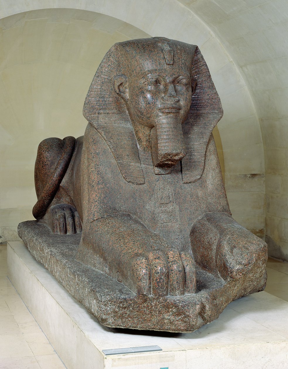 Stor sfinx, från Tanis (rosa granit) av Old Kingdom Egyptian