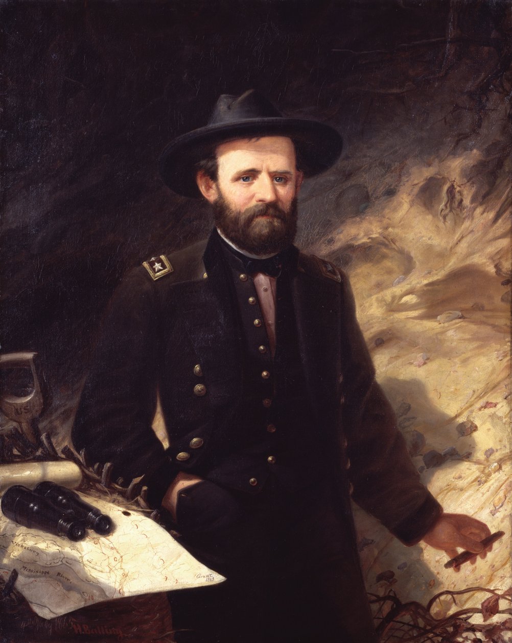Porträtt av Ulysses S. Grant av Ole Peter Hansen Balling