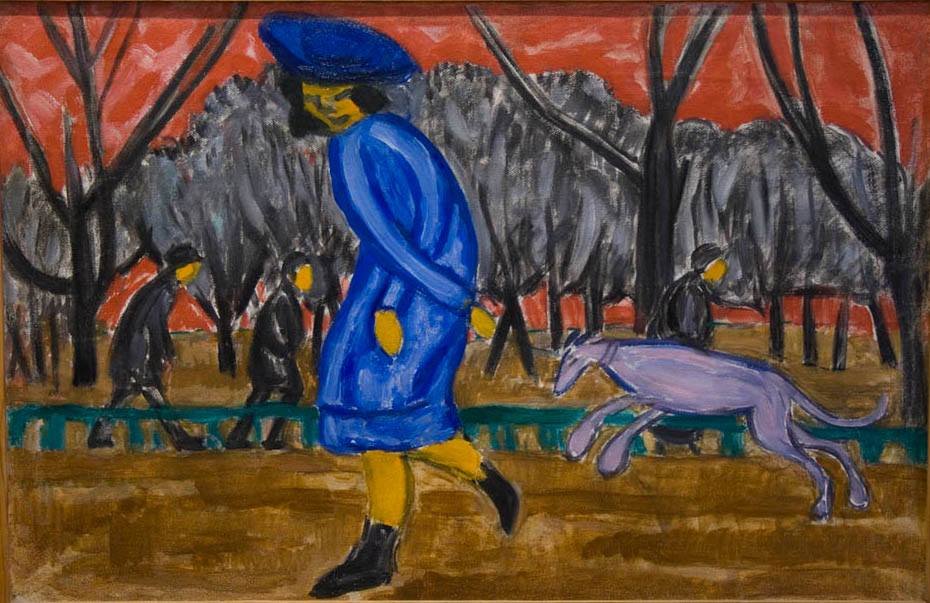   Boulevard  av Olga Rozanova